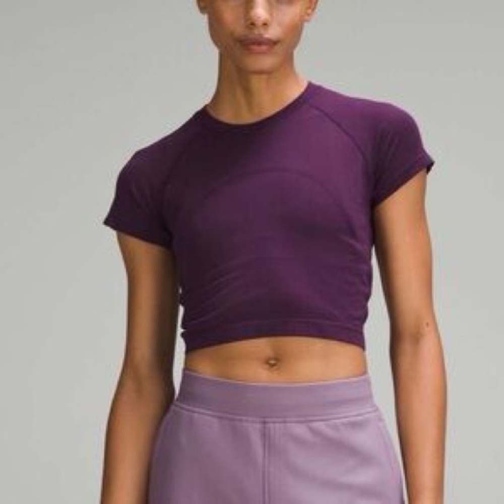Women's Purple Crop Top